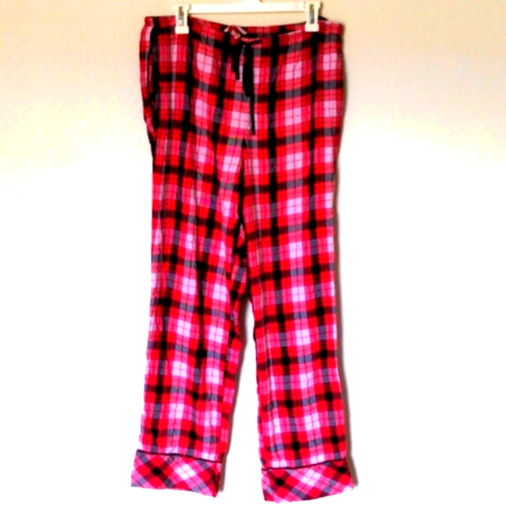 Victoria's Secret Plaid Sparkle Pajama Pants